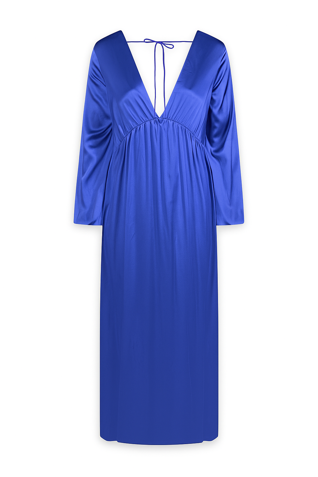 Silk Marigold Dress - Blue-Dress-LennaRose-Size 1 (8-10)-Lenna Rose Fashion