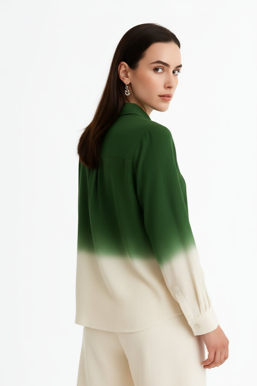 Sunset Green Shirt