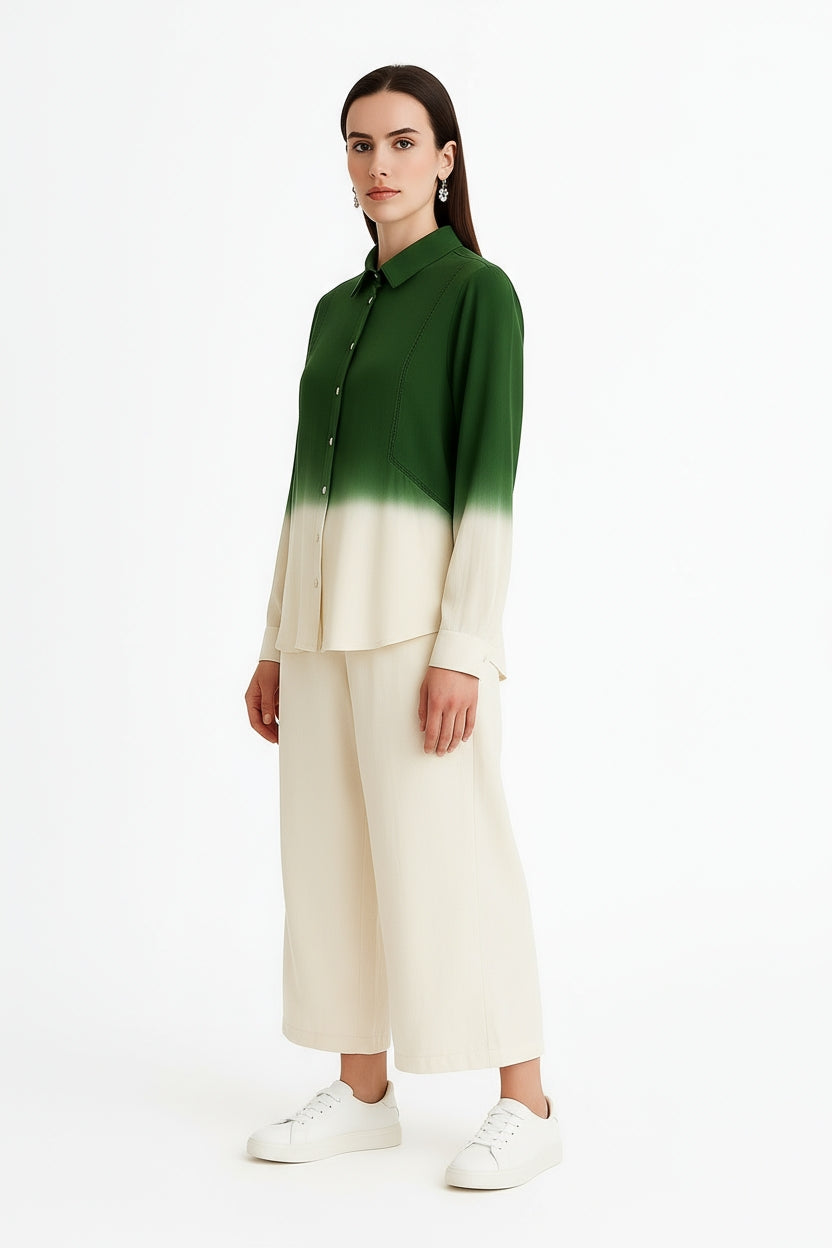 Sunset Green Shirt-My Store-Size 1 (8-10)-Lenna Rose Fashion