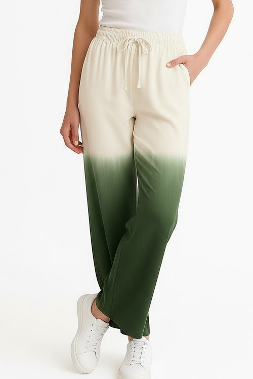 Sunset Green Trousers-Trousers-My Store-Size 1 (8-10)-Lenna Rose Fashion