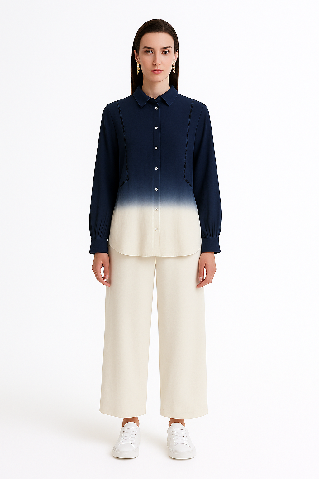 Sunset Navy Shirt-My Store-Size 1 (8-10)-Lenna Rose Fashion