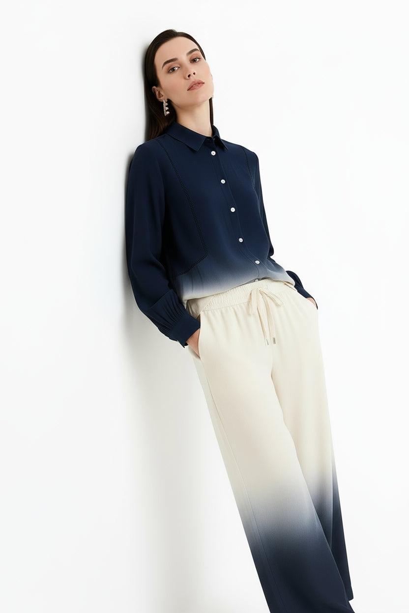 Sunset Navy Shirt-My Store-Size 1 (8-10)-Lenna Rose Fashion