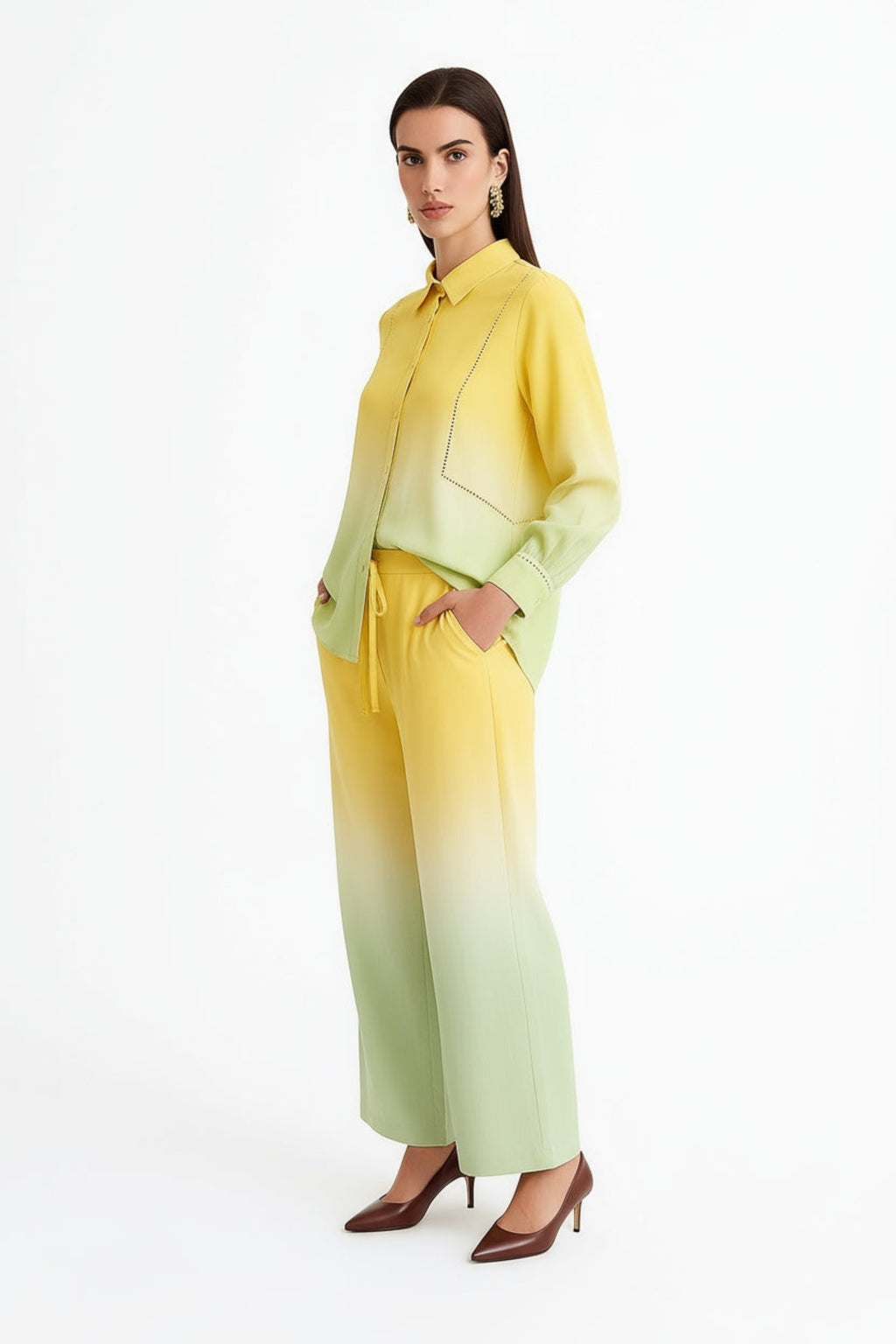 Sunset Yellow Shirt-My Store-Size 1 (8-10)-Lenna Rose Fashion