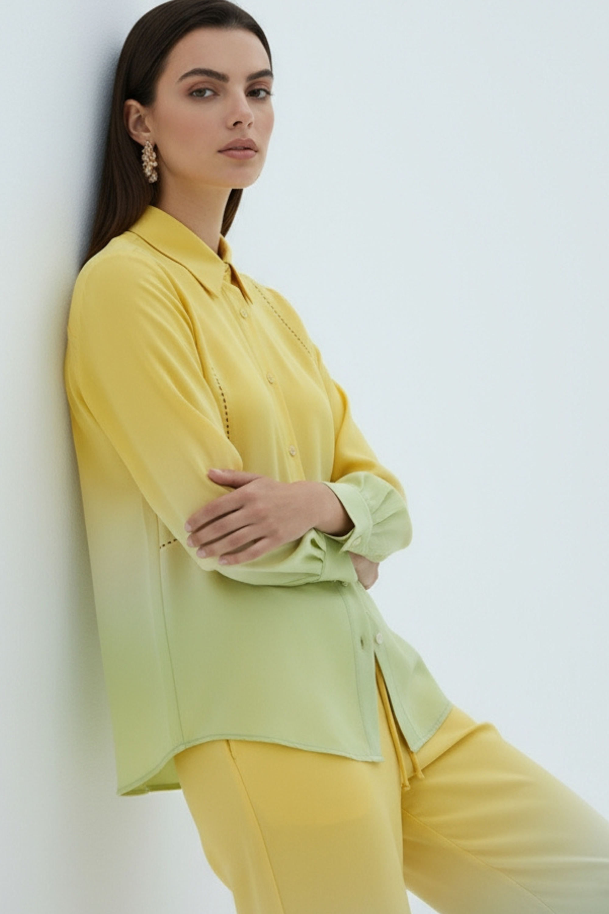 Sunset Yellow Shirt-My Store-Size 1 (8-10)-Lenna Rose Fashion