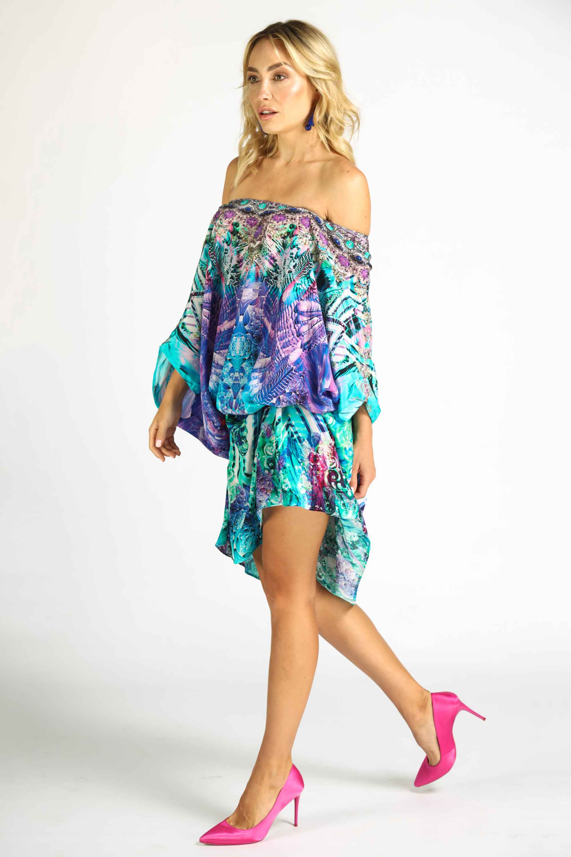 Indigo Summer Box Kaftan