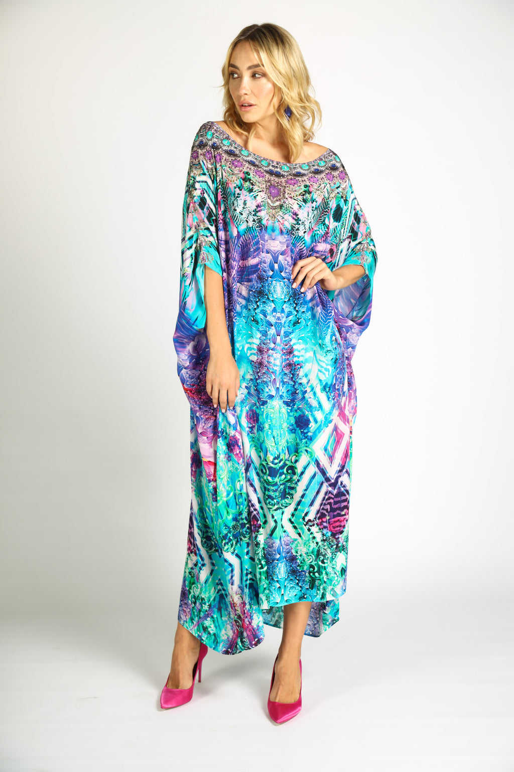 Indigo Summer Box Kaftan