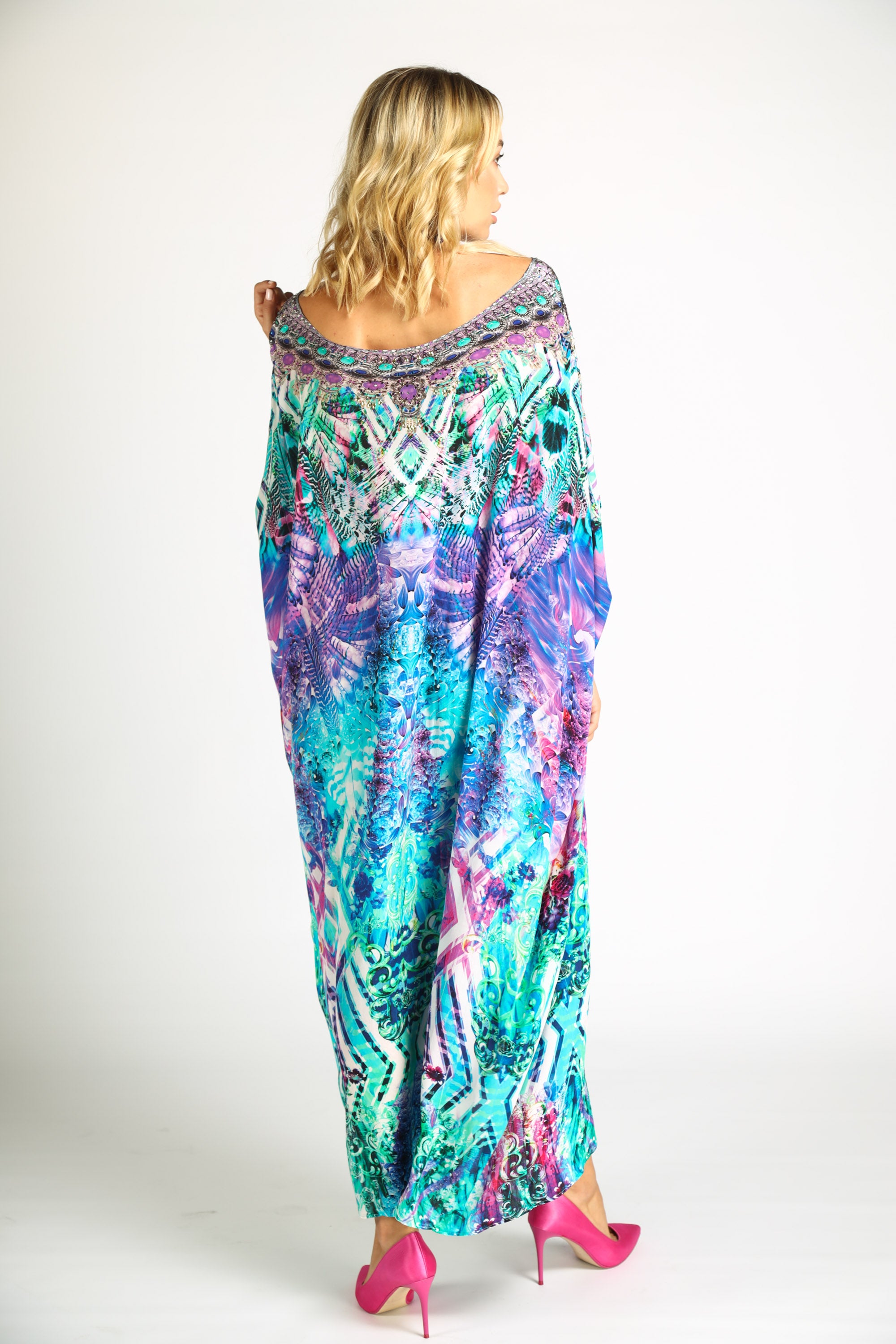 Indigo Summer Box Kaftan