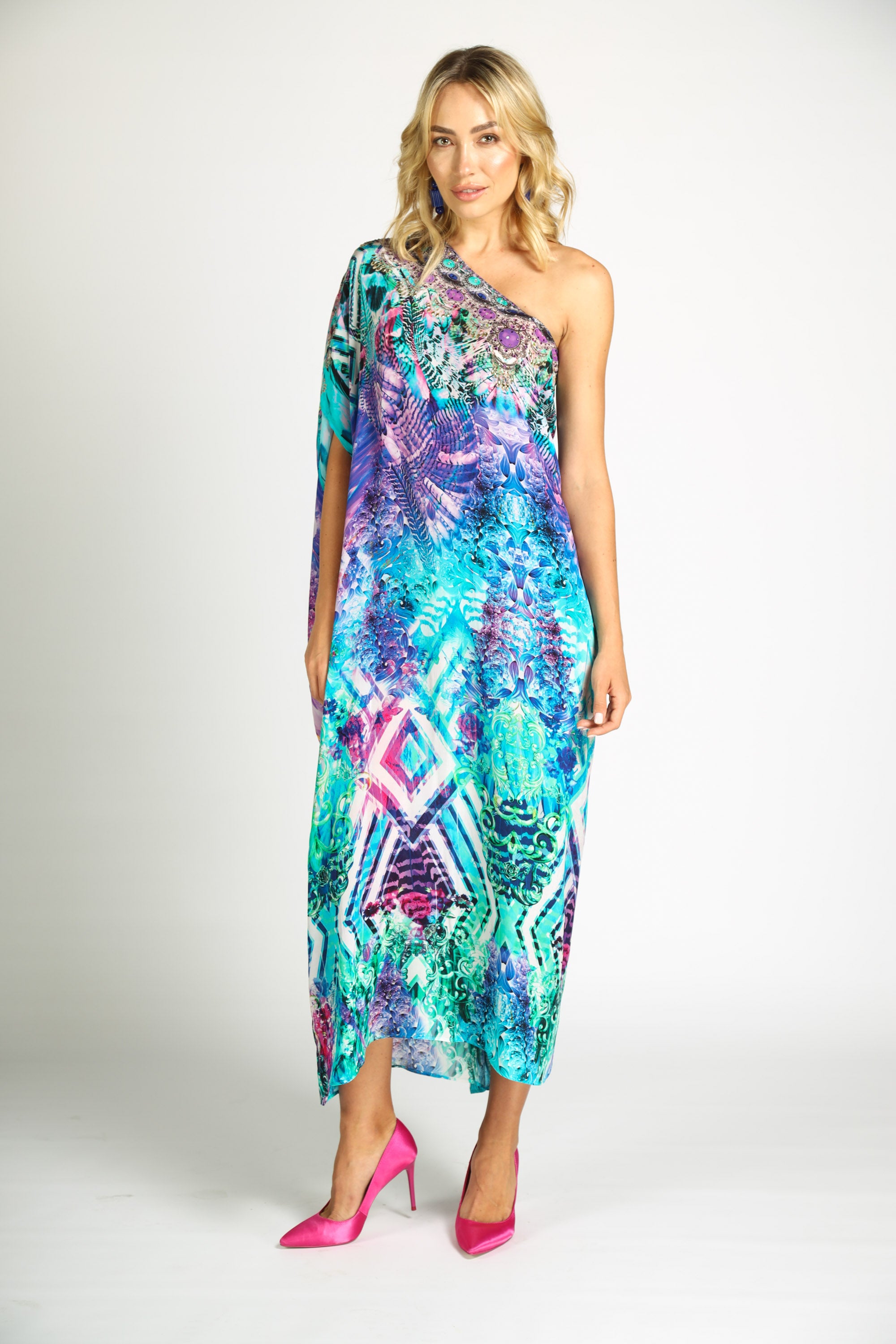 Indigo Summer Box Kaftan