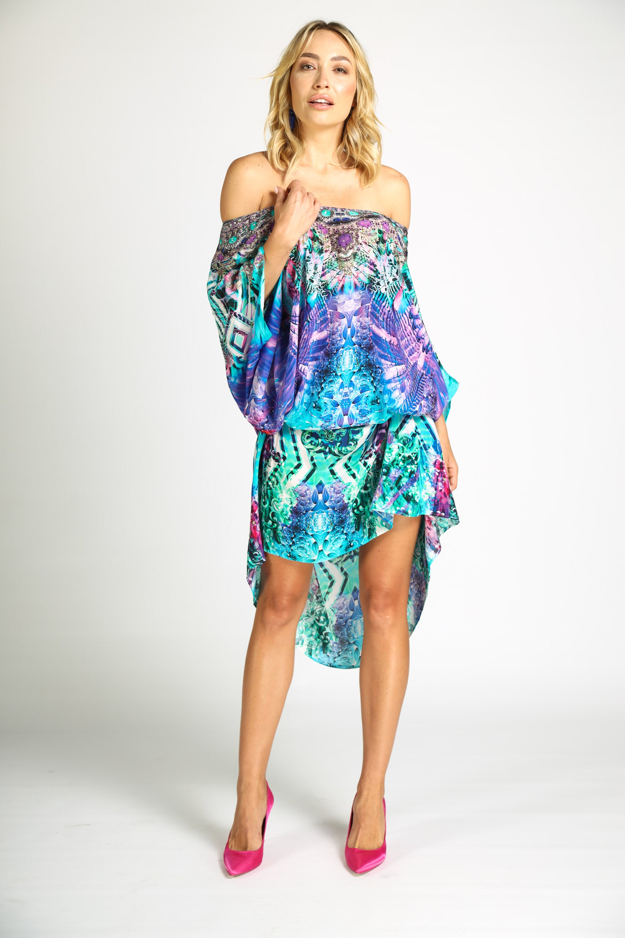 Indigo Summer Box Kaftan