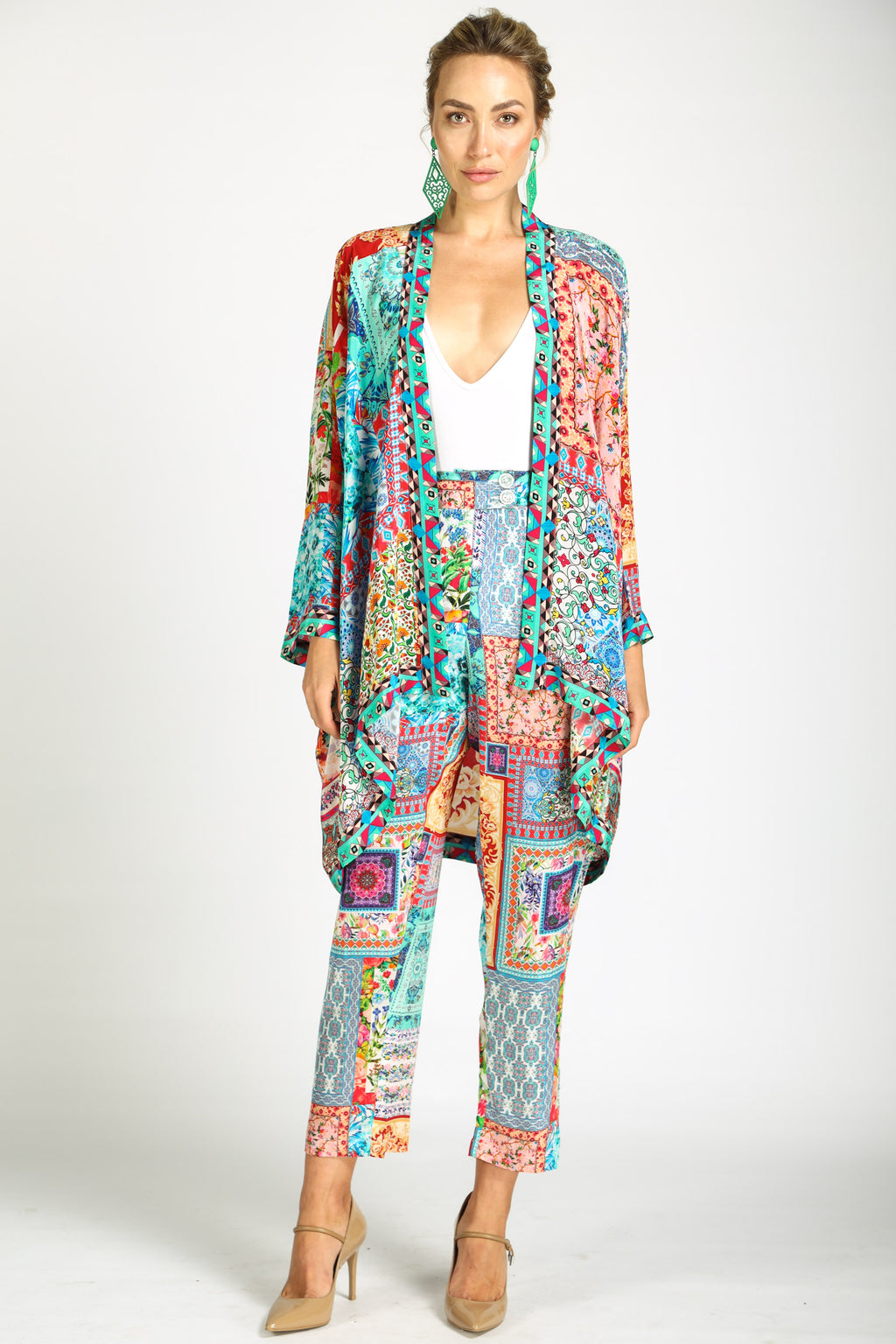 Damascus Short Kimono Shrug