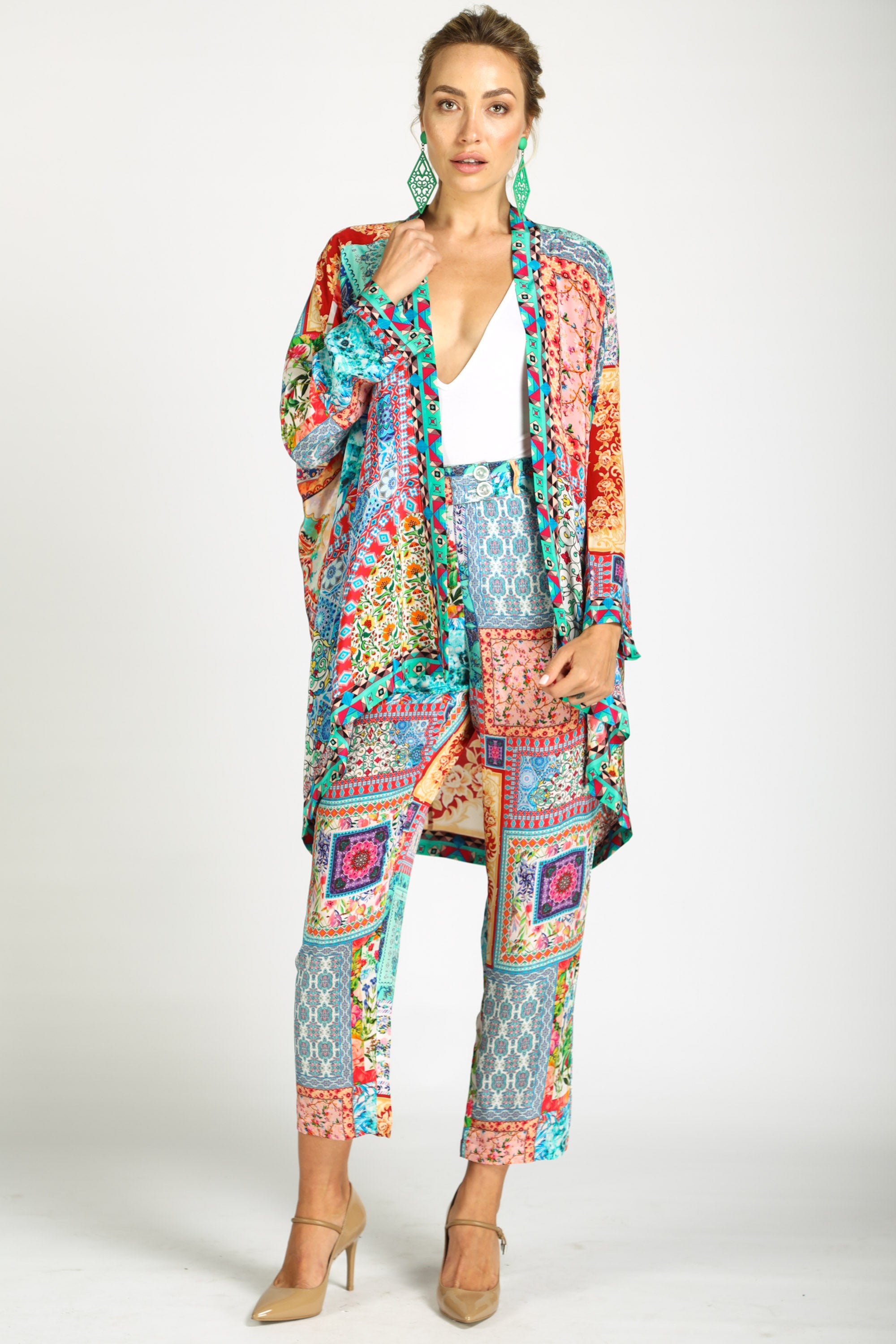 Damascus Short Kimono Shrug