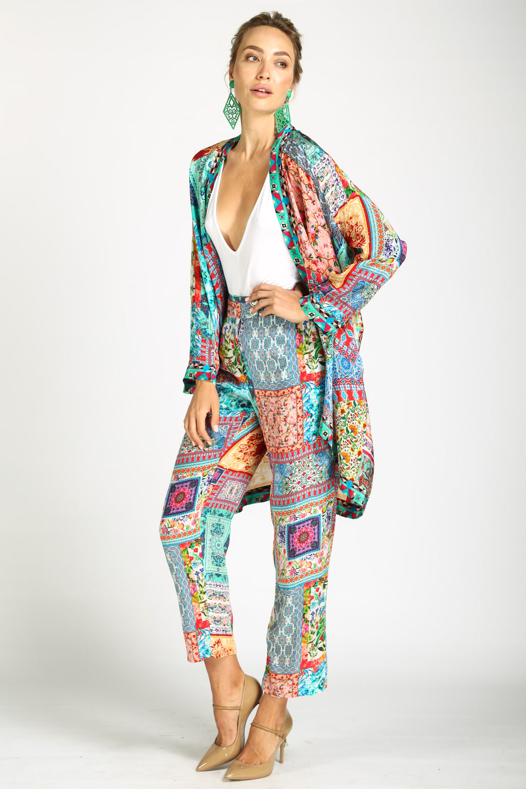 Damascus Short Kimono Shrug