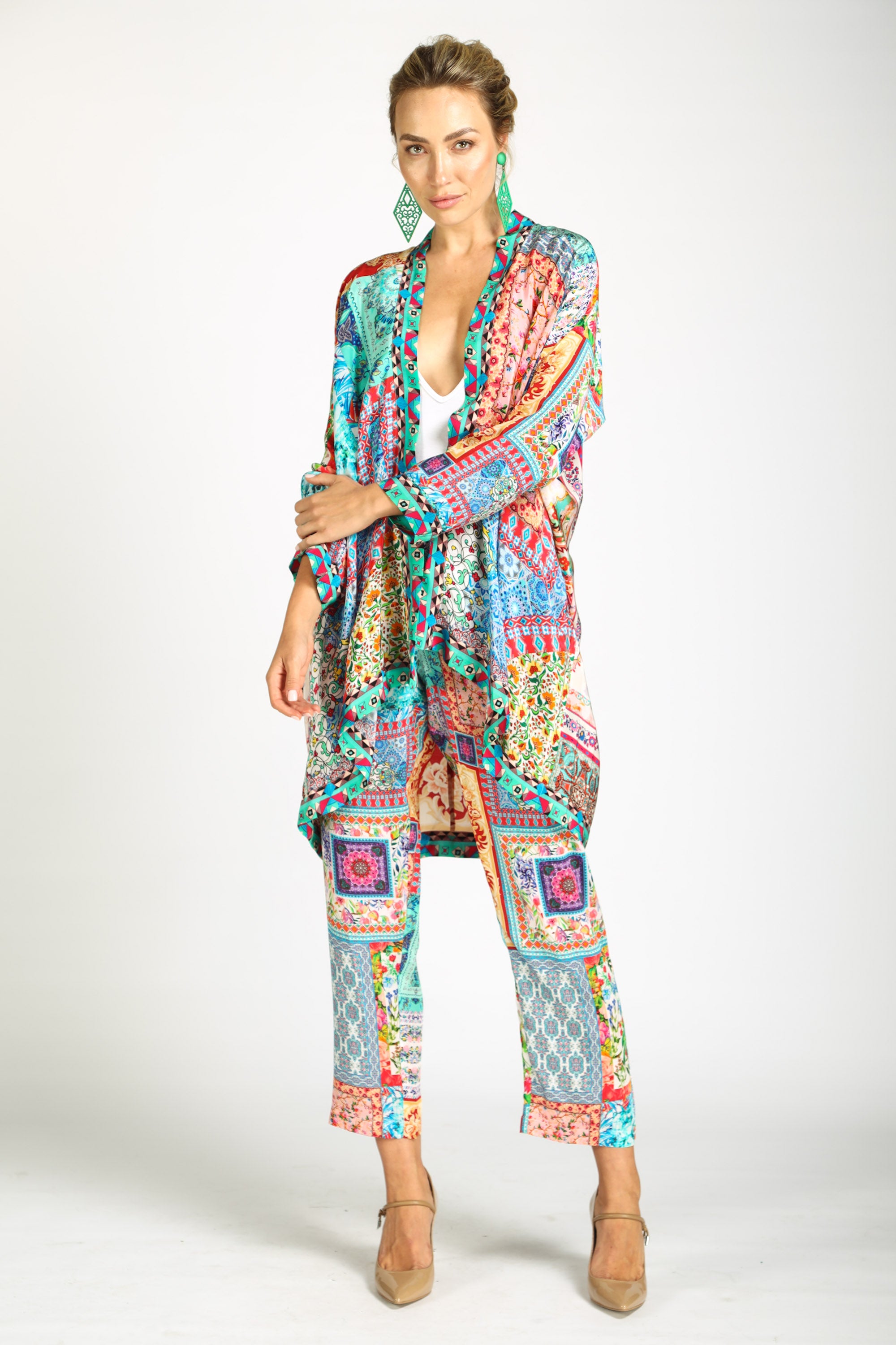 Damascus Short Kimono Shrug