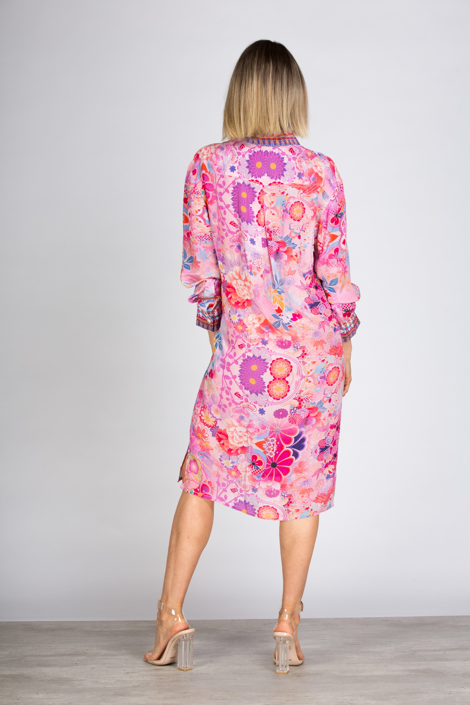 Cherry Blossom Shirt Dress