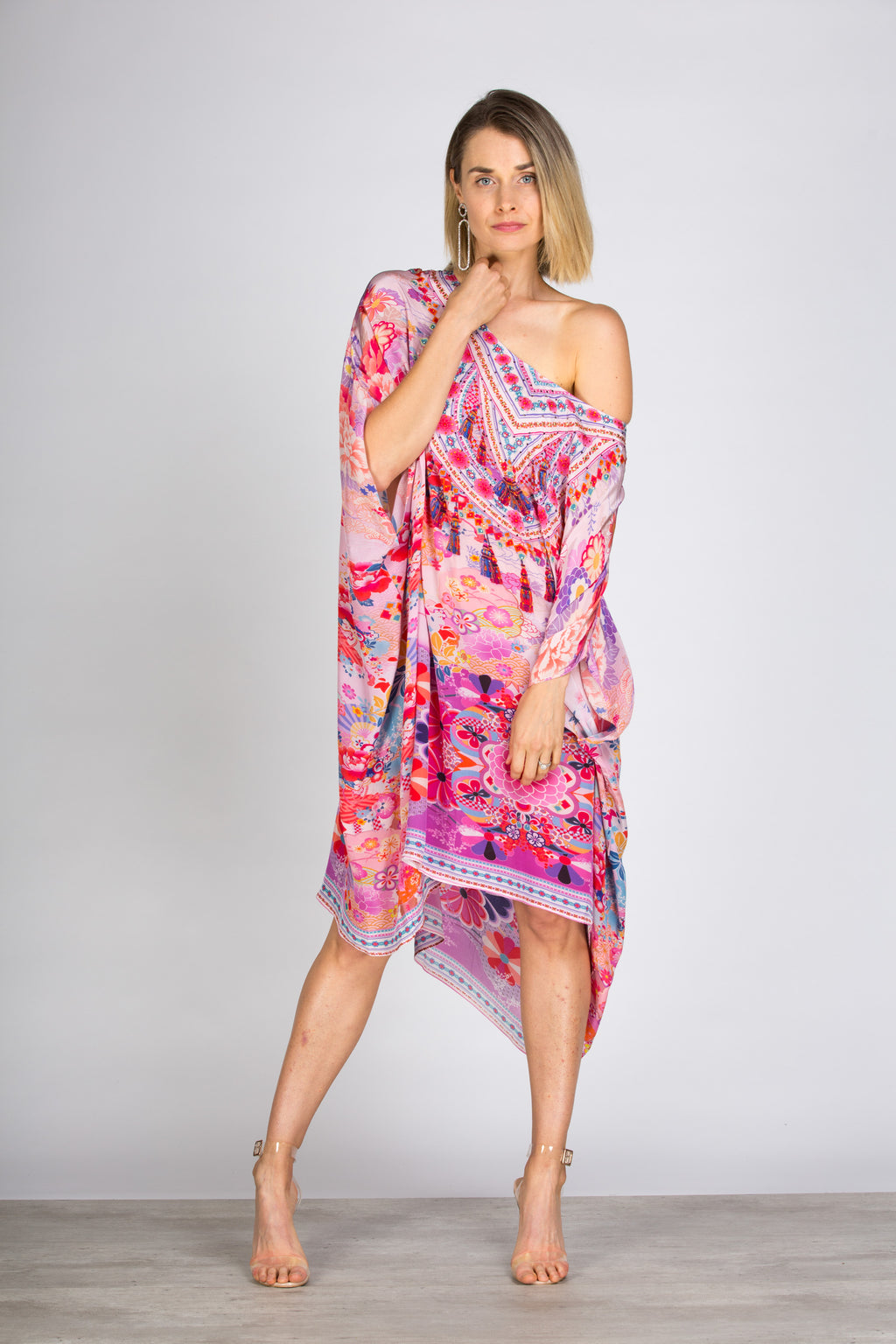Cherry Blossom Short Box Kaftan