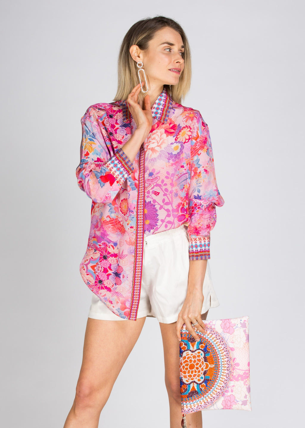 Cherry Blossom Collar Shirt