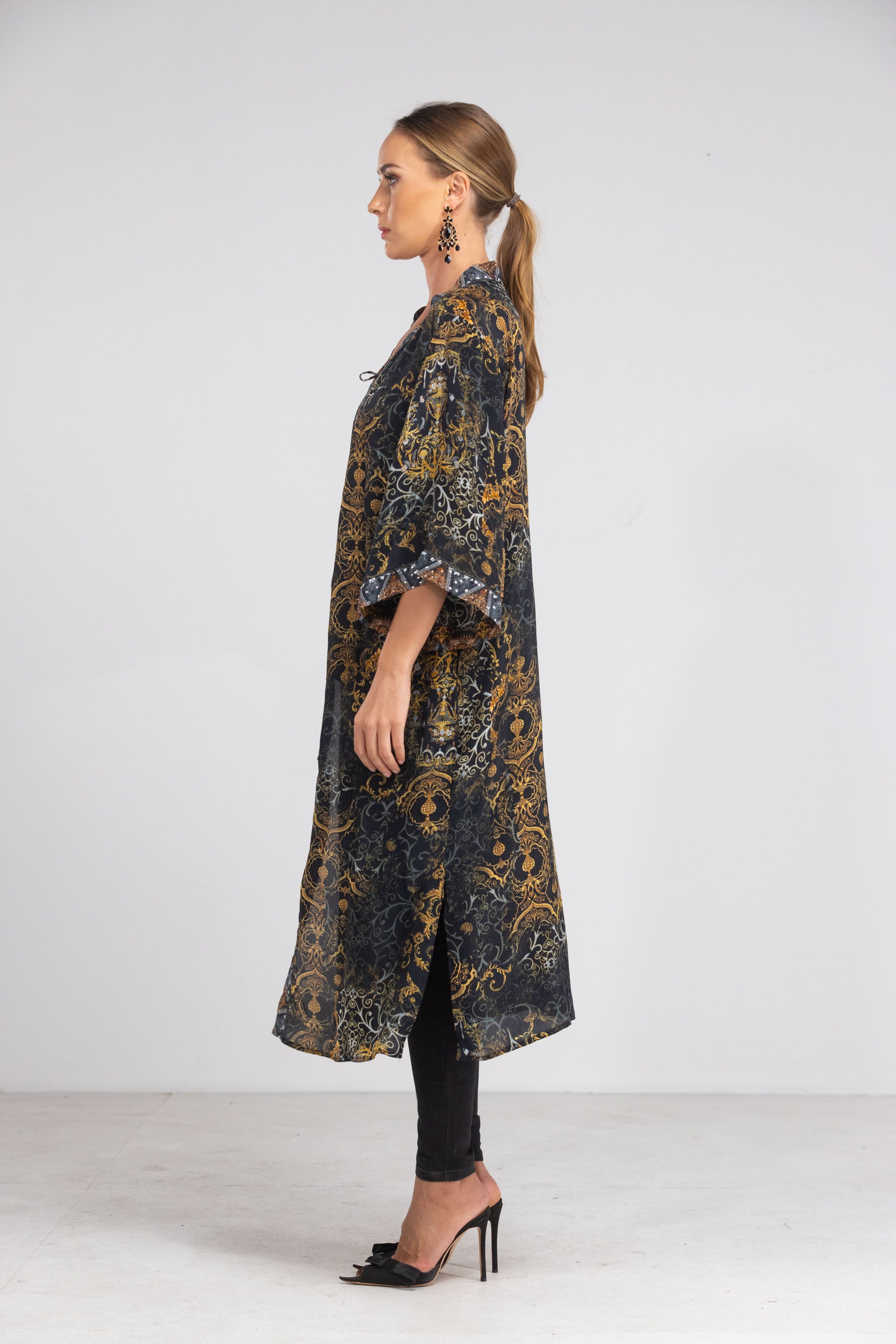 Valletta Long Kimono Shrug
