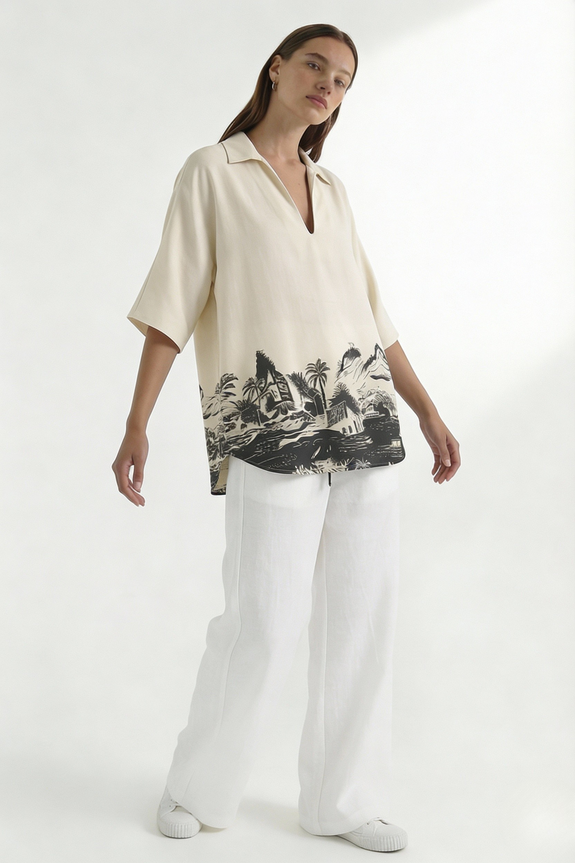 Wayfarer Resort Top Cream