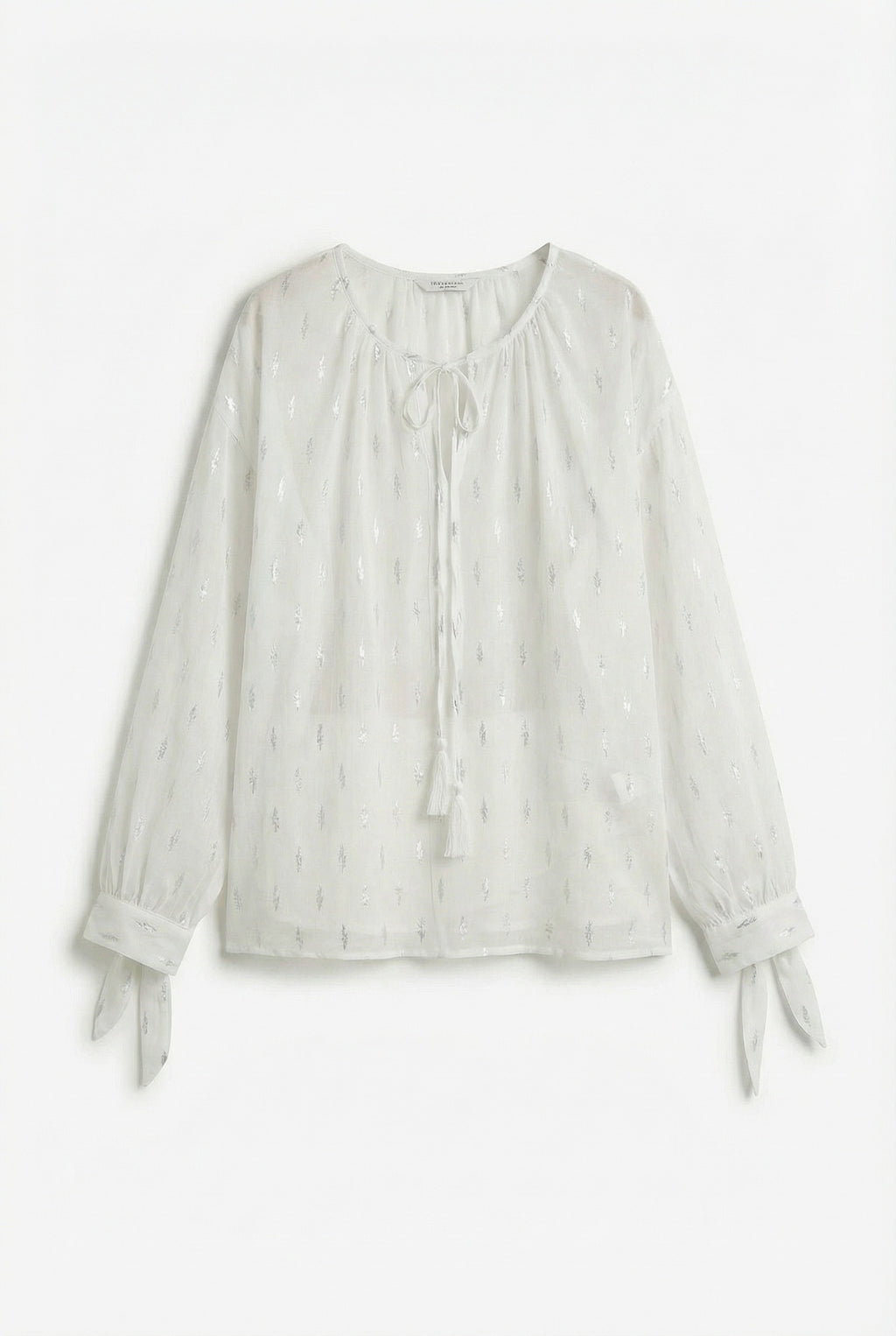 Yaya Neck Tie Blouse