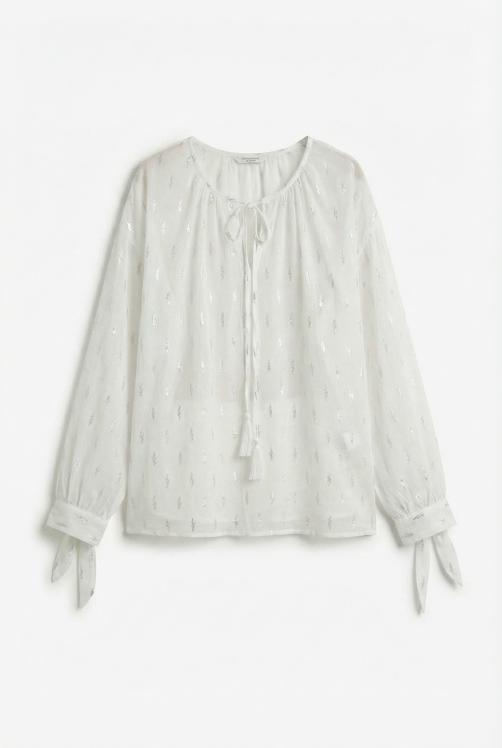 Yaya Neck Tie Blouse