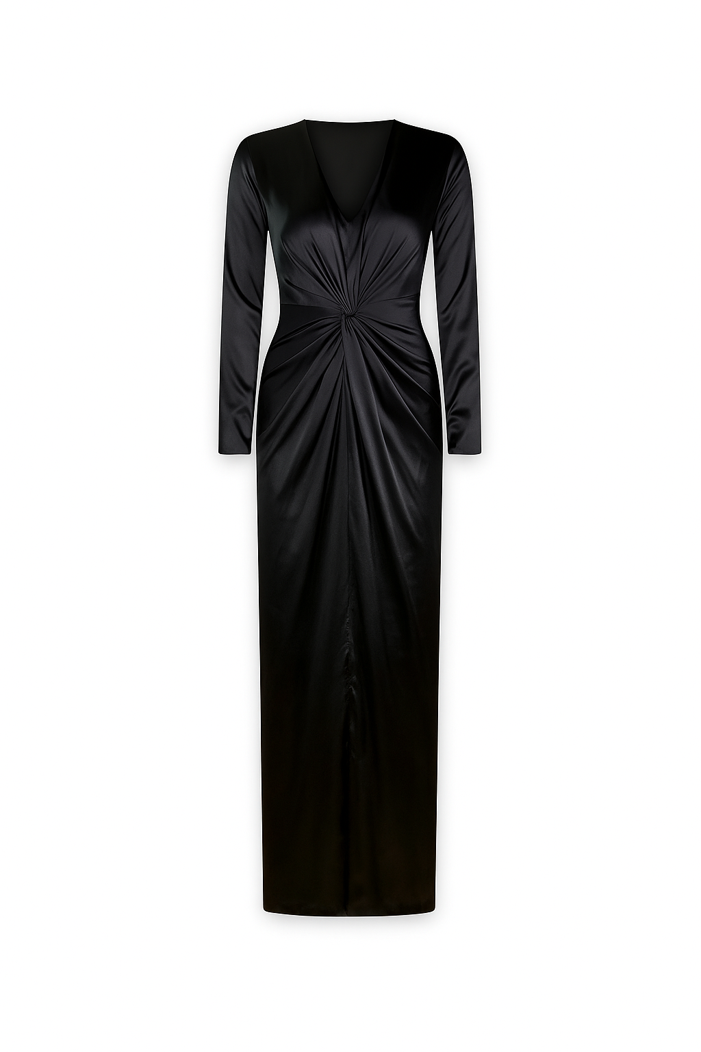 Silk Rhianna Dress - Black