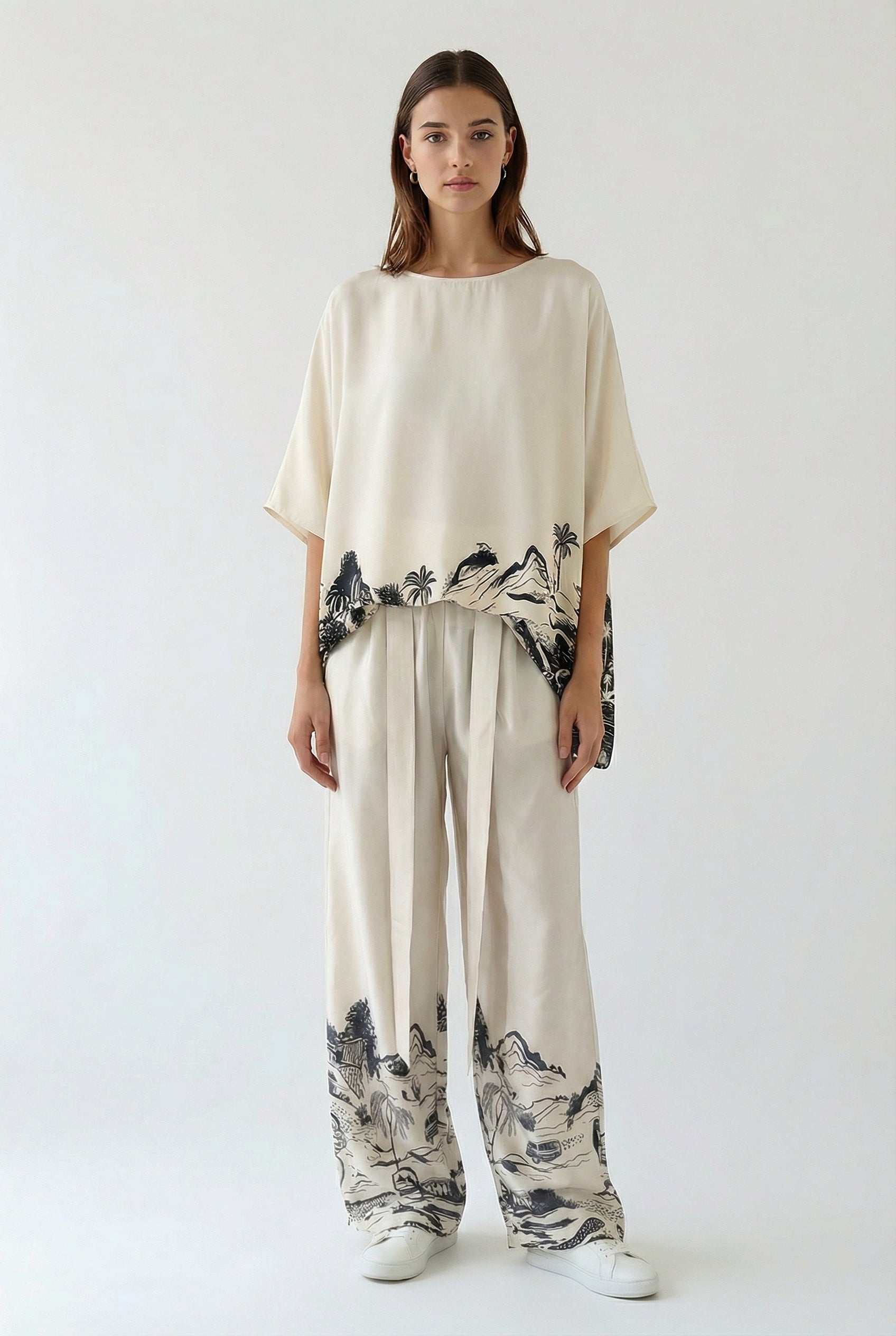 Wayfarer Kaftan Top Cream