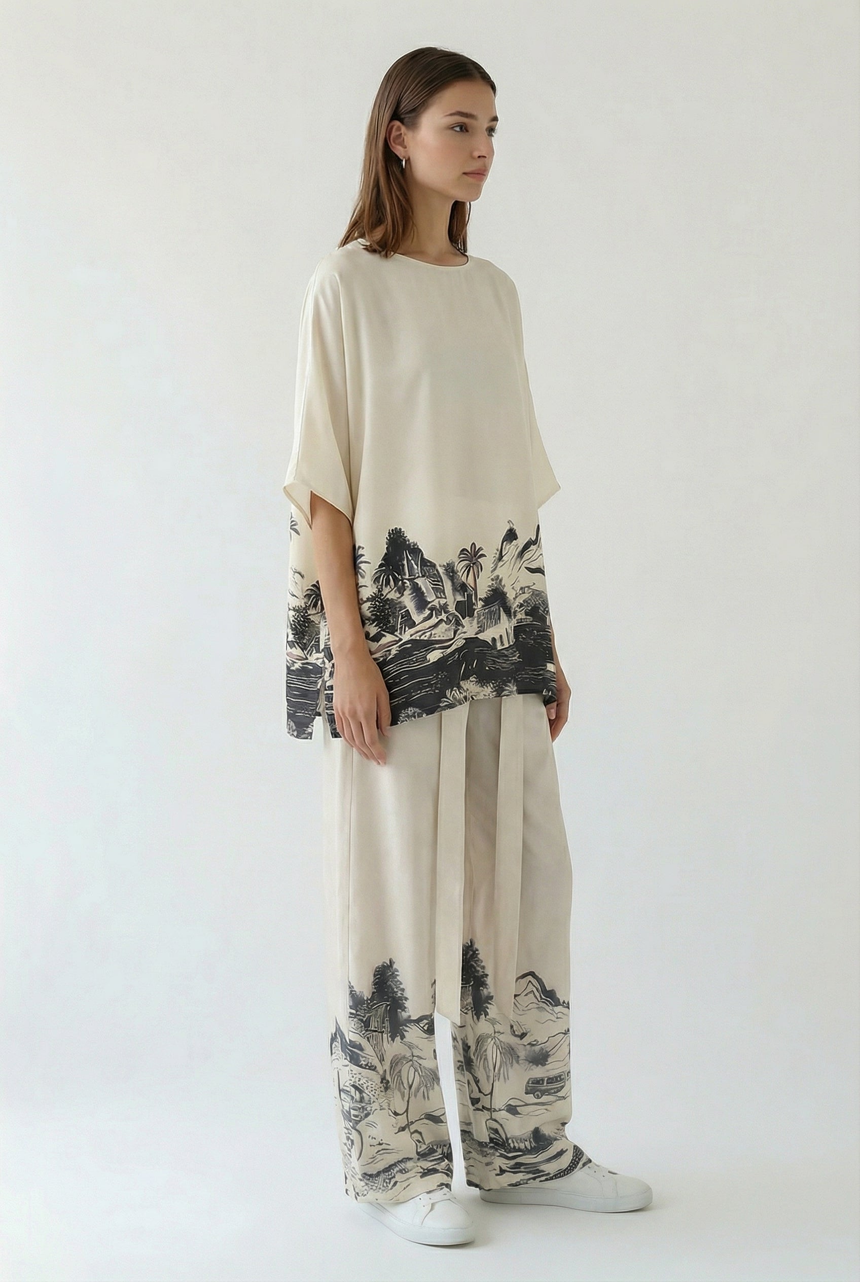 Wayfarer Kaftan Top Cream