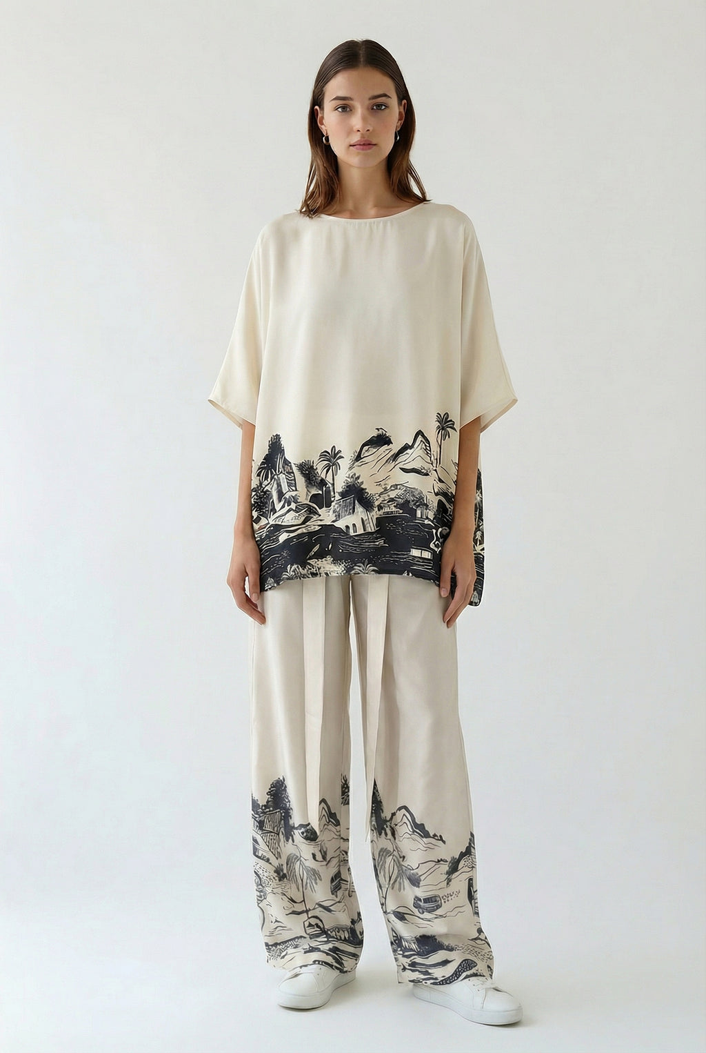 Wayfarer Kaftan Top Cream
