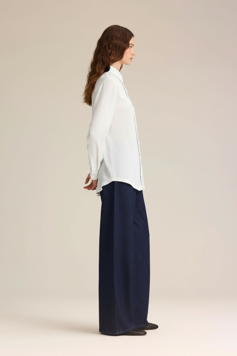COLLAR SHIRT - WHITE