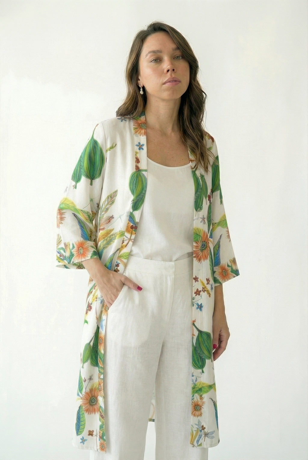 Amaya Long Kimono Shrug