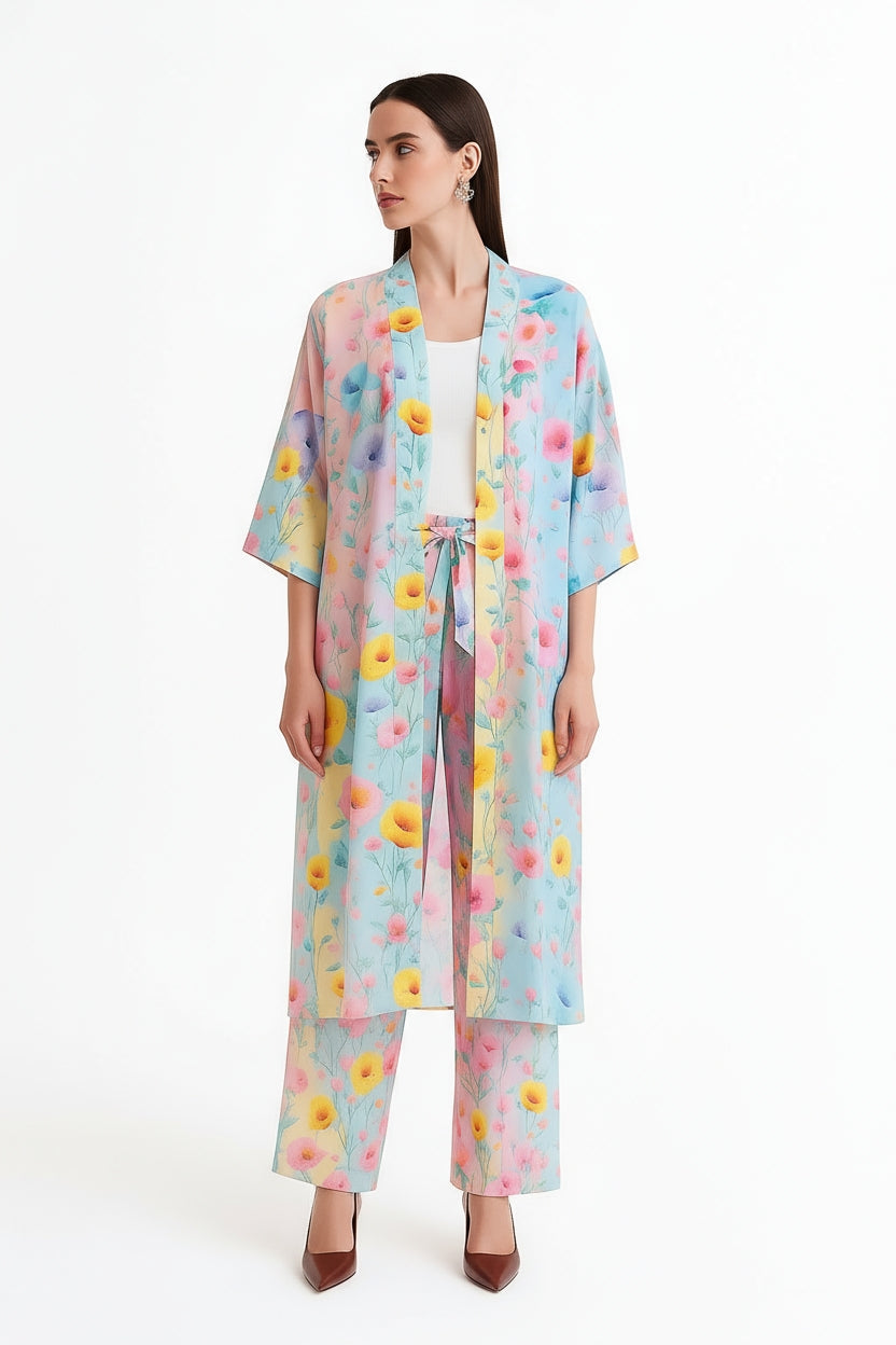 Florina Long Kimono Shrug