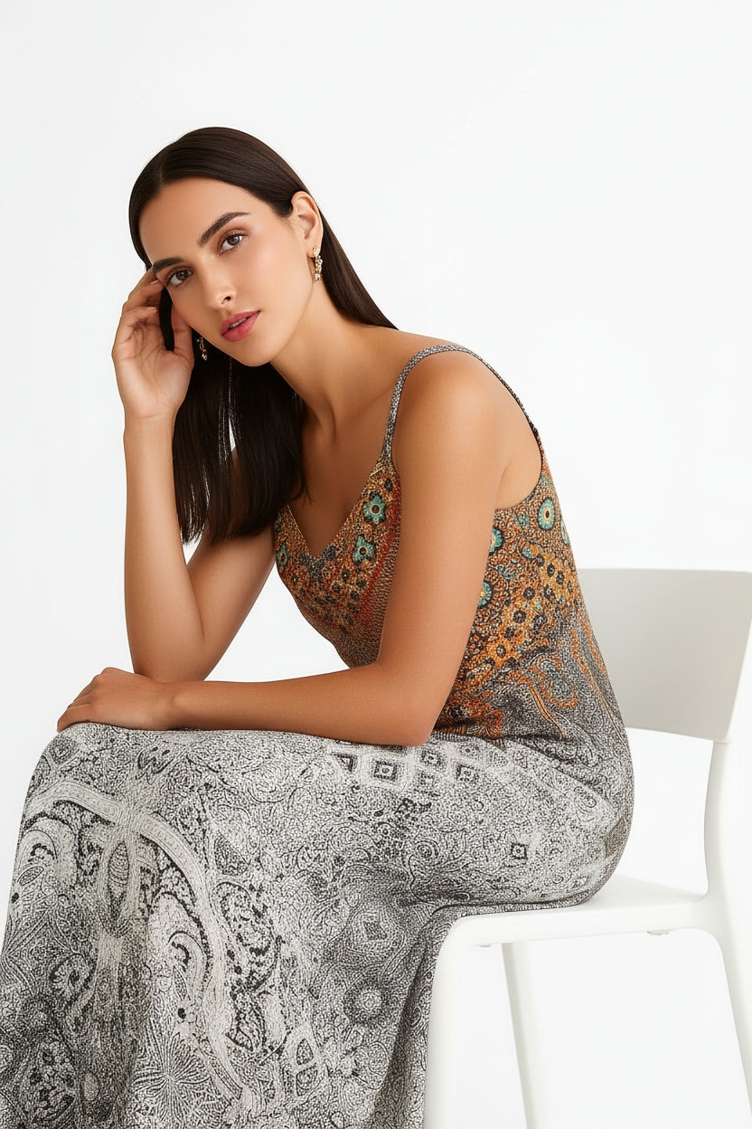 Monte Blanco Maxi Dress