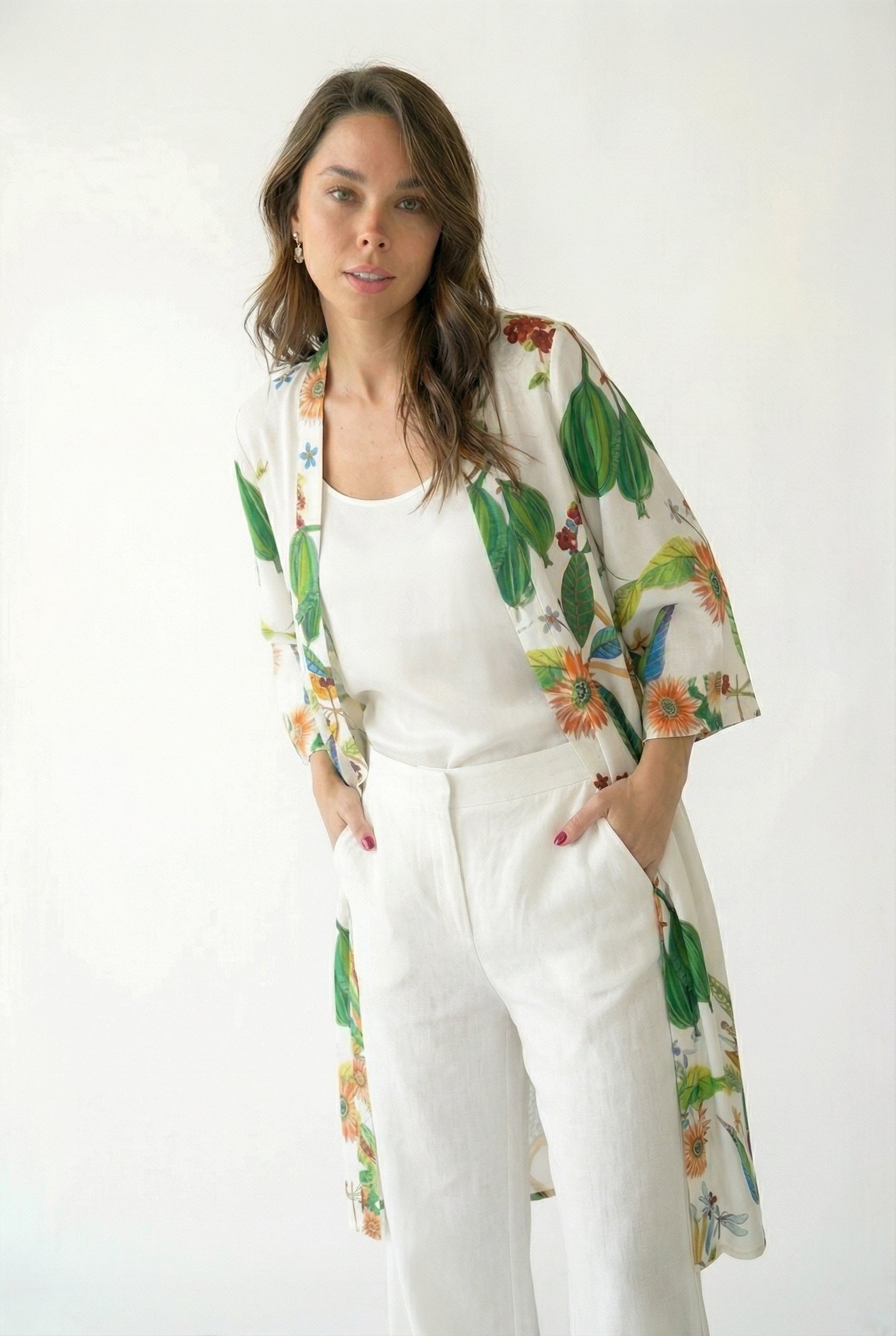 Amaya Long Kimono Shrug