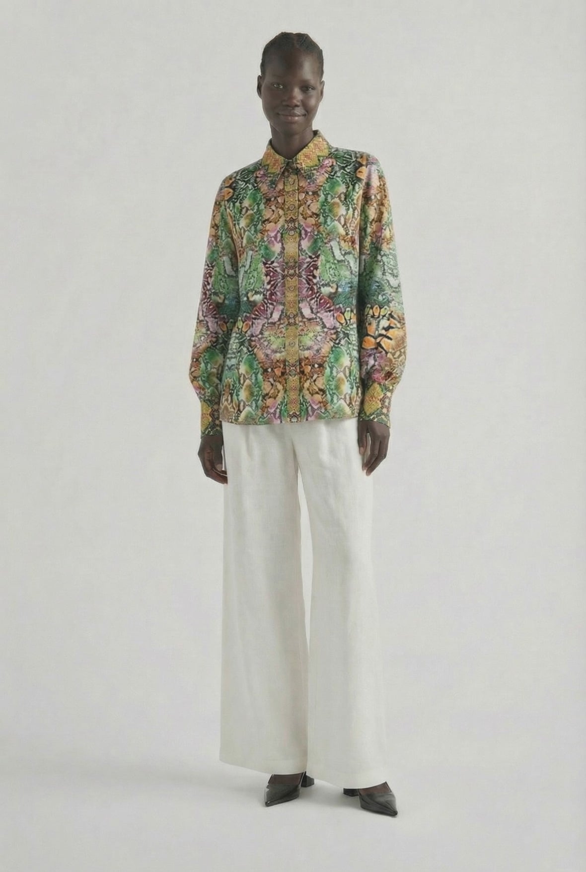 Serpentine Collar Shirt