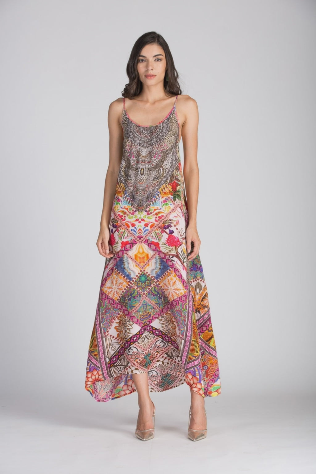 Tunisia Strap Maxi Dress