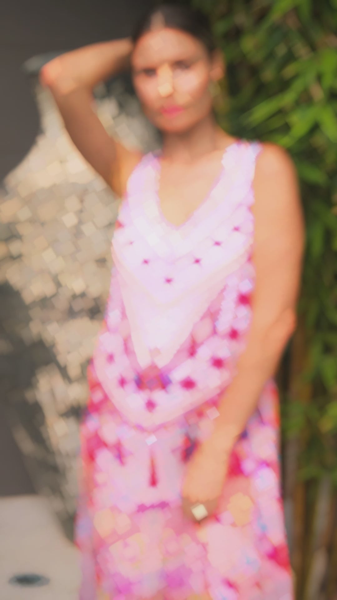 Cherry Blossom Flowing Maxi Dress