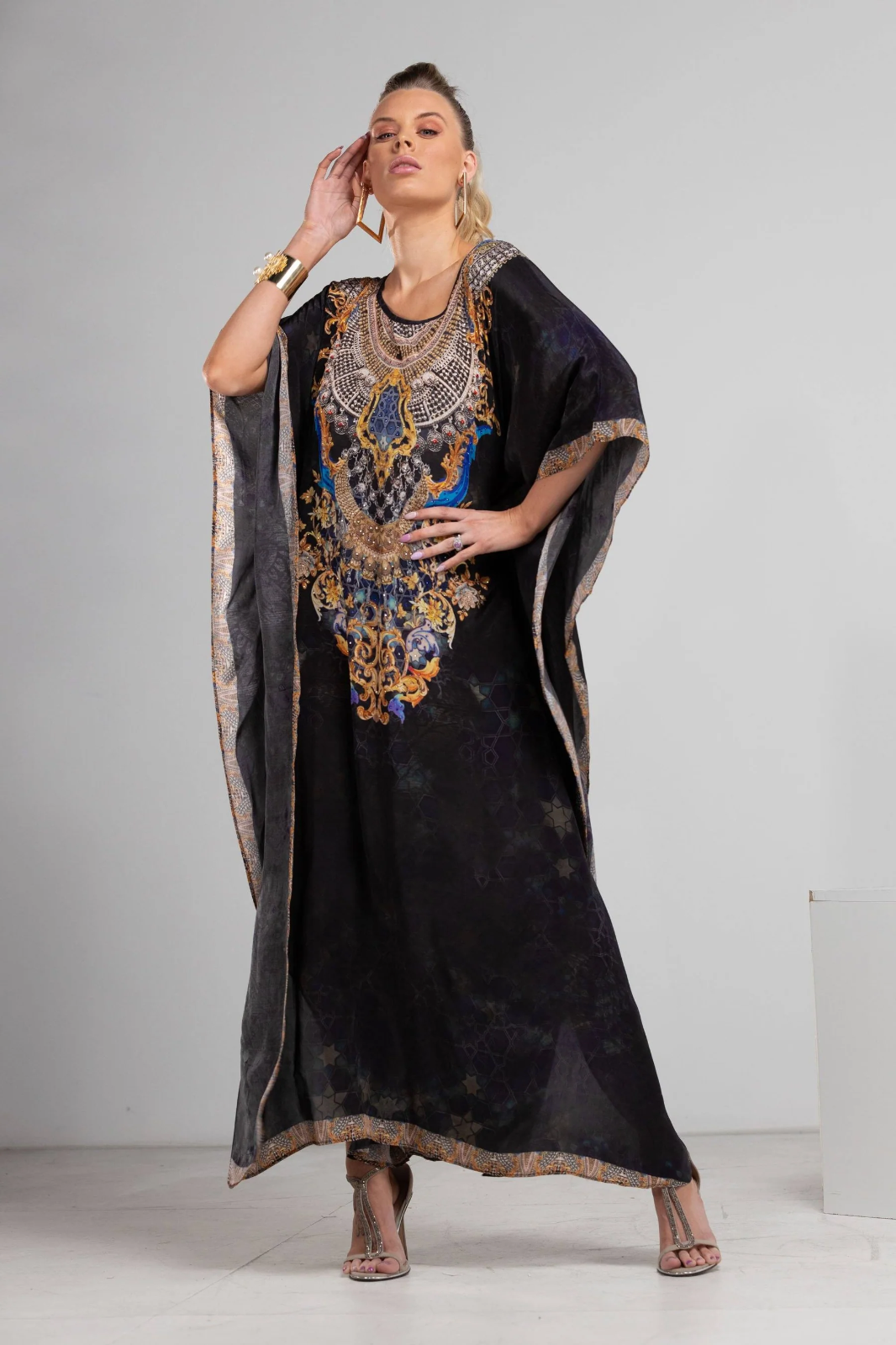 Midnight In Paris Long Kaftan