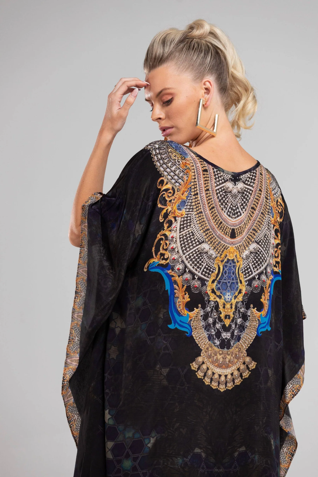 Midnight In Paris Long Kaftan