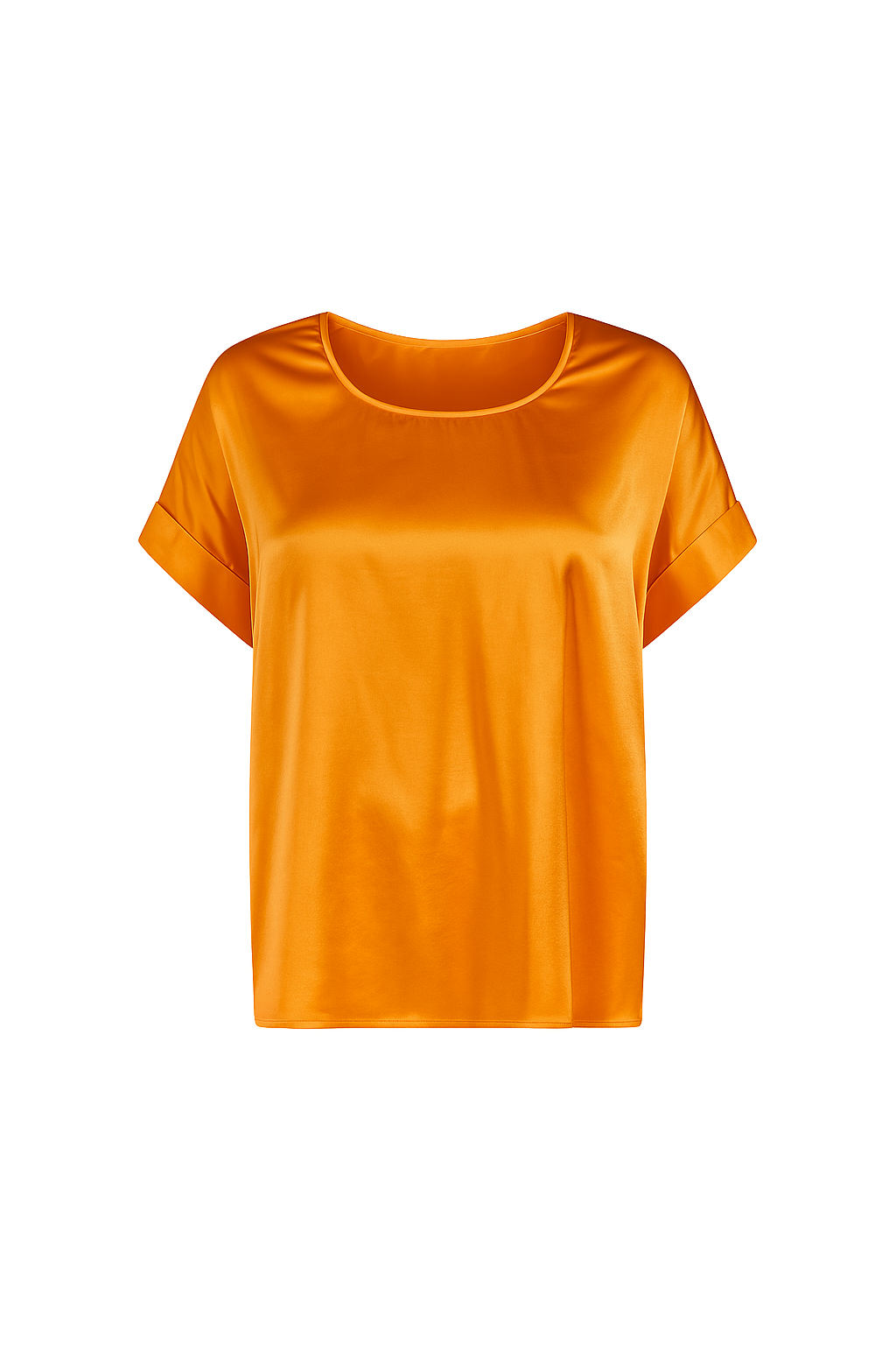 Silk Rose Top - Orange